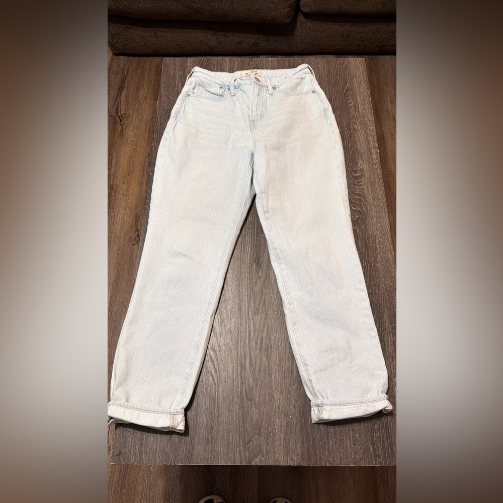 Madewell Light Wash Straight Leg Jeans